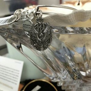 Alex and Ani Guardian of Love Silver Bangle